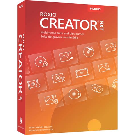 Download Roxio Creator NXT